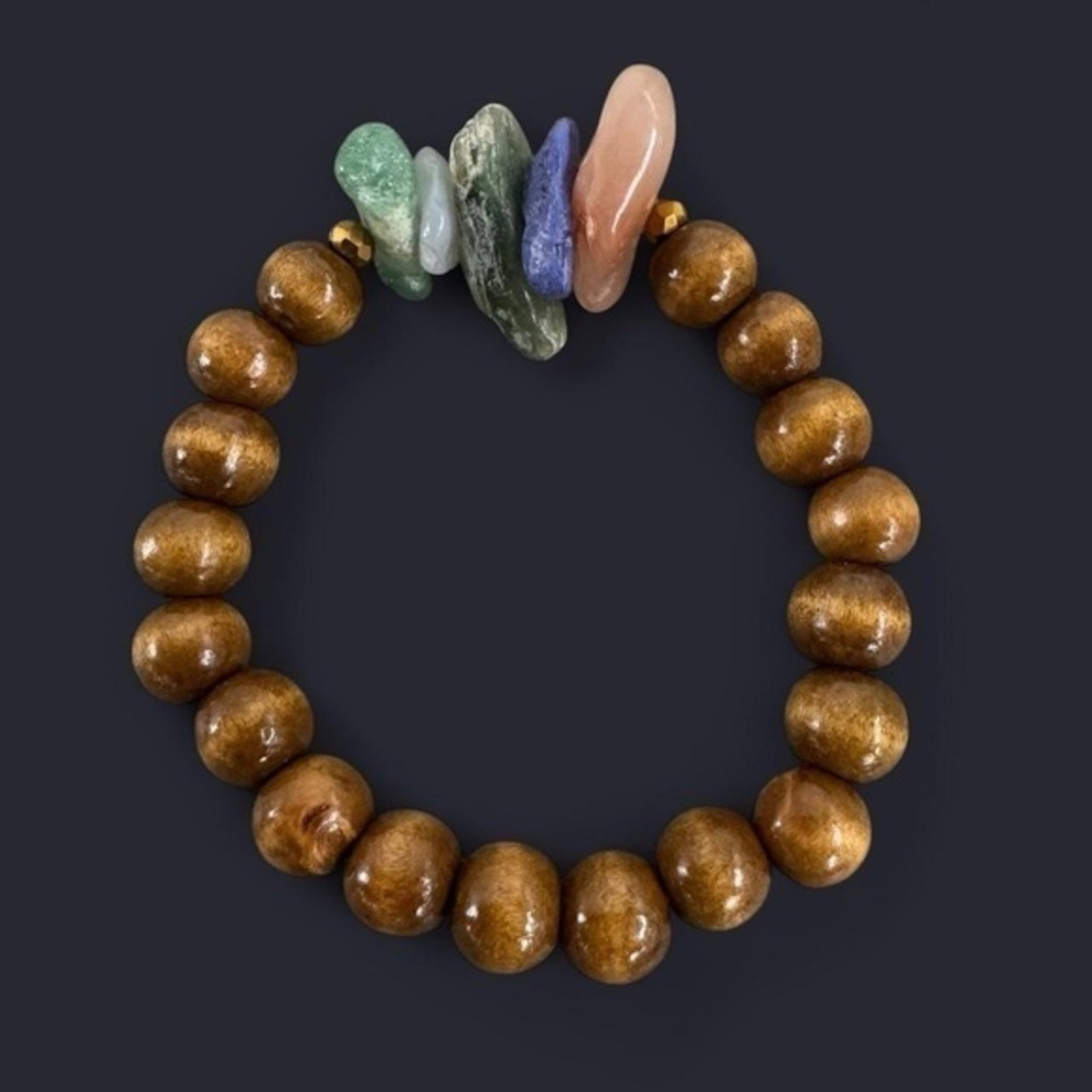Boho Crystal Bead Bracelet